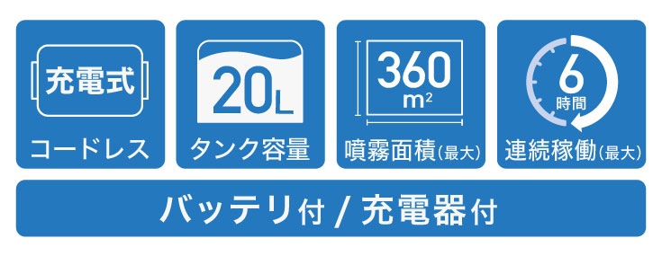 電動噴霧器 HG-KBS20L