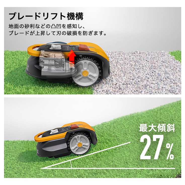 【リユース品】ロボット芝刈機 カルン302 HG-RMA302