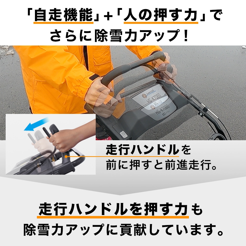 来季準備に!・即納】自走式エンジン除雪機 10L携行缶セット HG-K7060