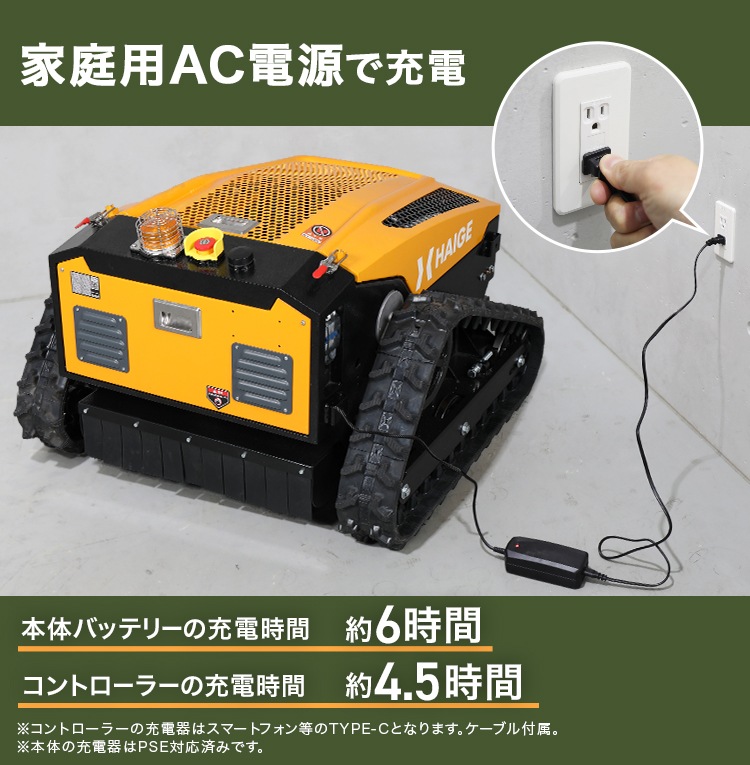 ラジコン式エンジン草刈機 HG-RCGC501-2