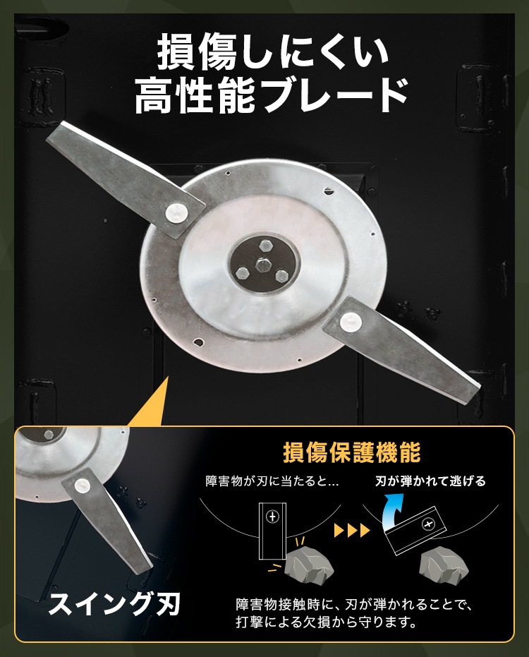 ラジコン式エンジン草刈機 HG-RCGC501-2