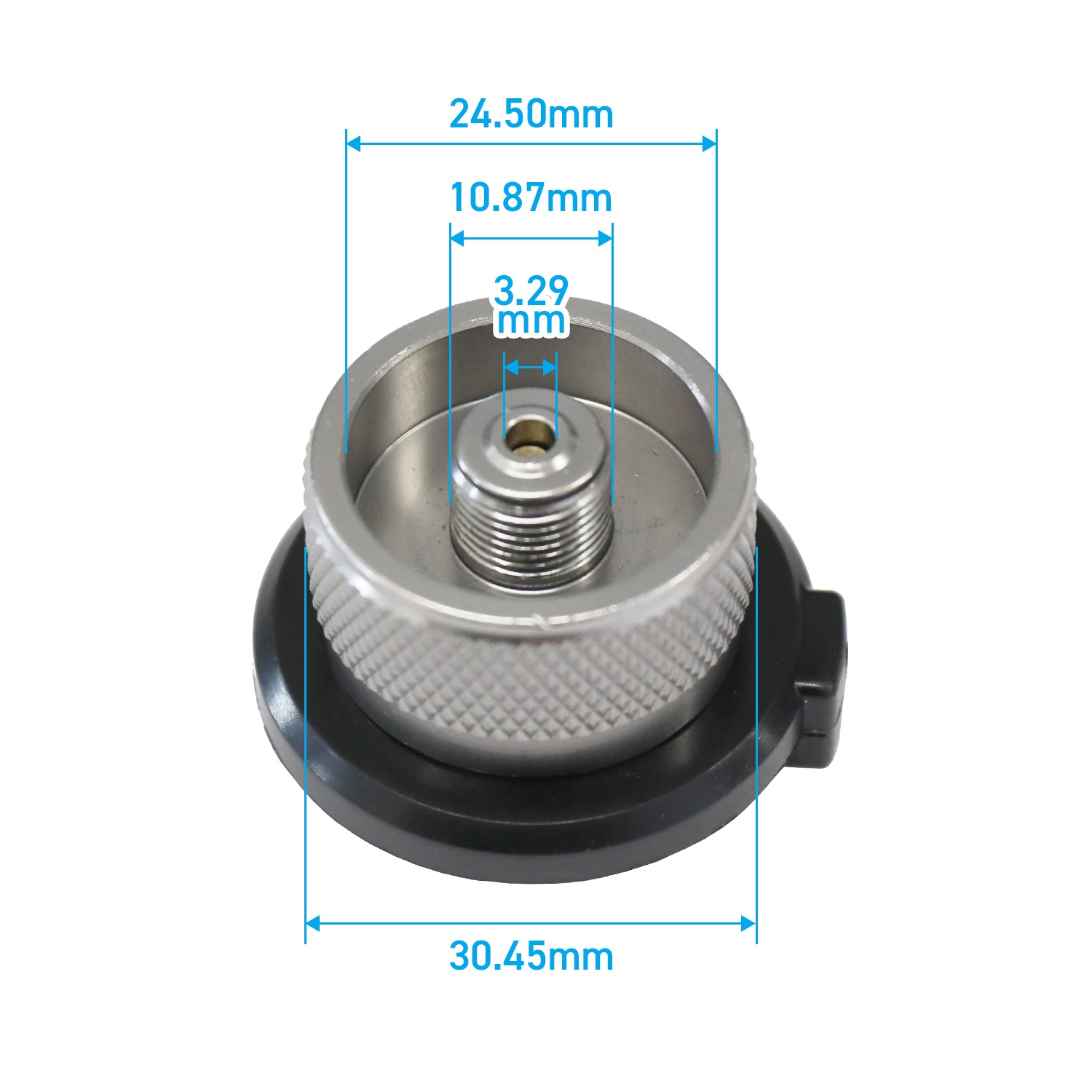 ガス式ピザオーブン対応カセットボンベ用アダプタ HG-GPIZONP001