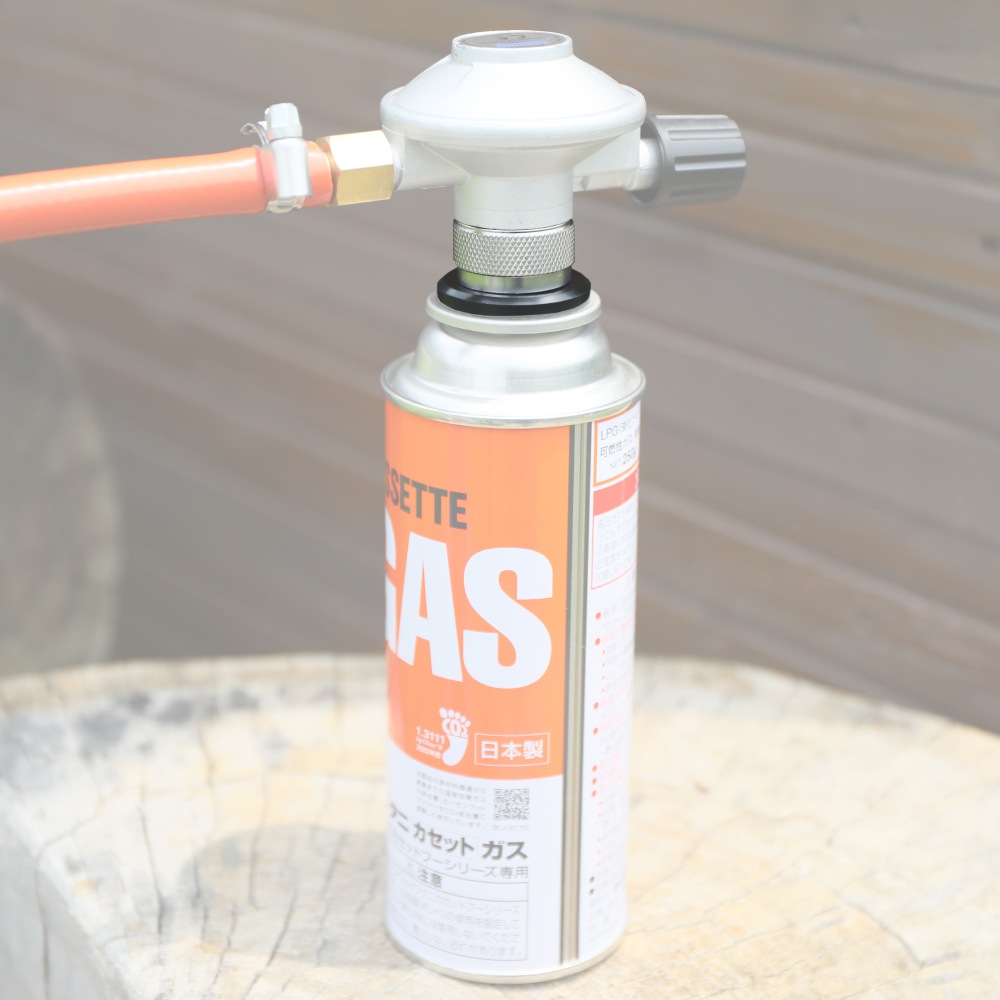 ガス式ピザオーブン対応カセットボンベ用アダプタ HG-GPIZONP001