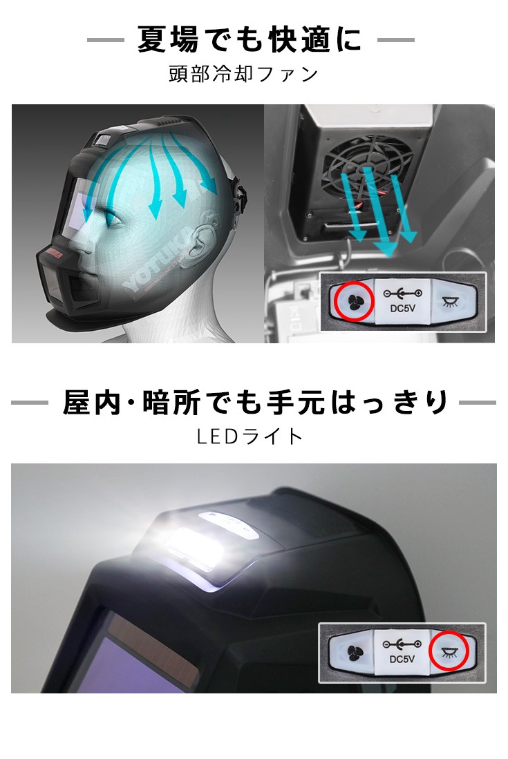 溶接面 YS-LY700A