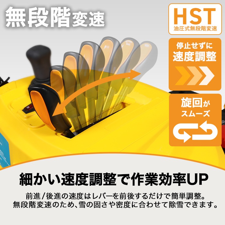 自走式エンジン除雪機 10L携行缶セット HG-ST1332