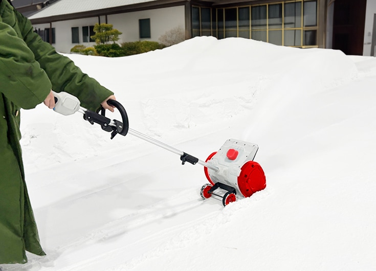 電動除雪機スノーショベル YS-ESS20W12（本体+6Ahバッテリー2個+充電器セット）