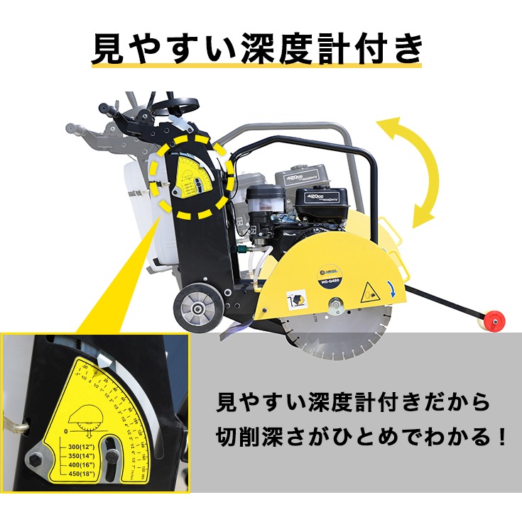 コンクリートカッター HG-Q480