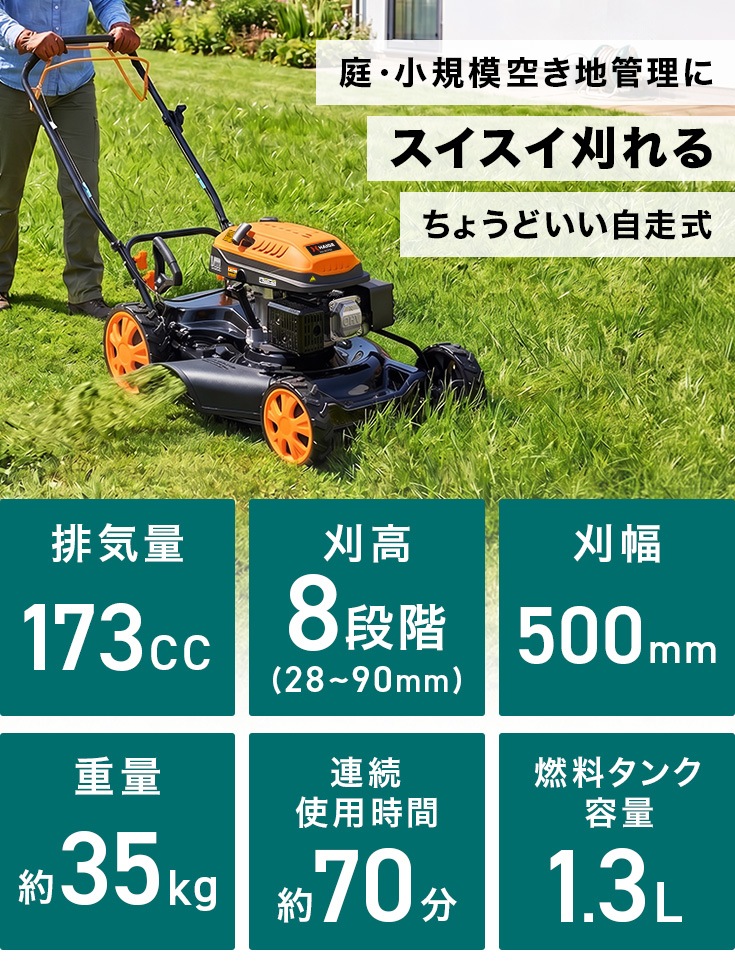 自走式草刈機 HG-M173S