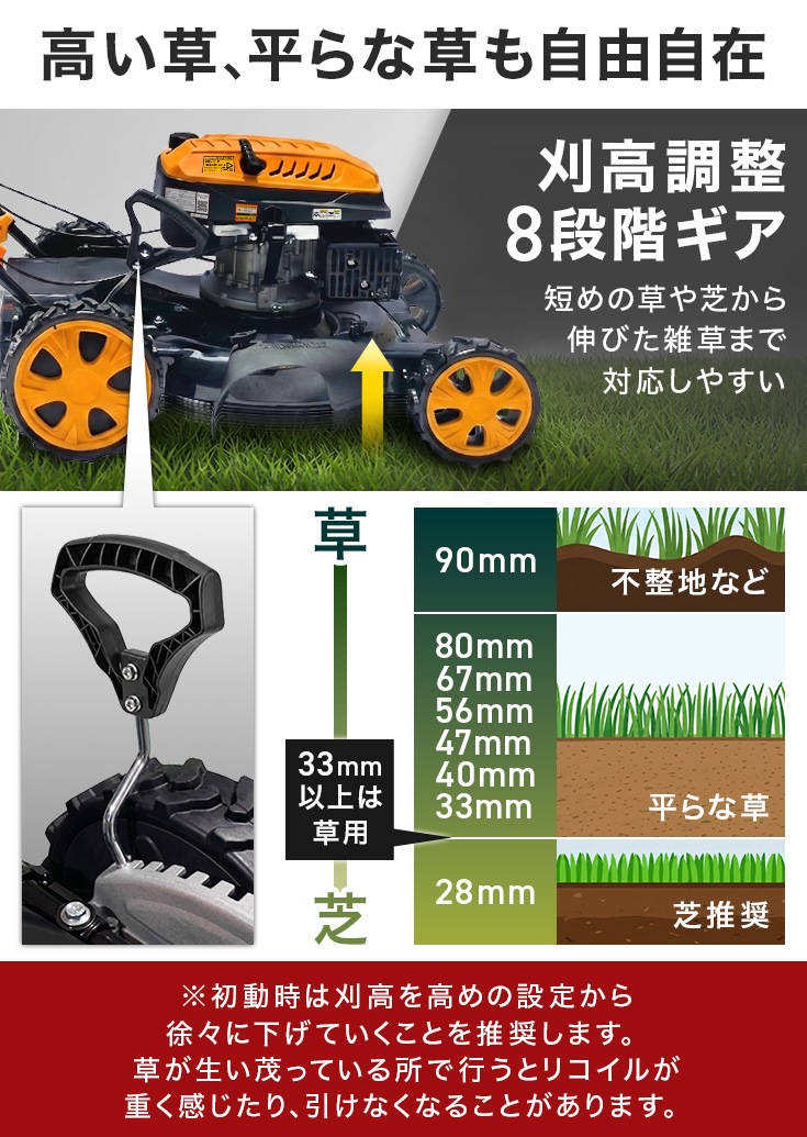 自走式草刈機 HG-M173S