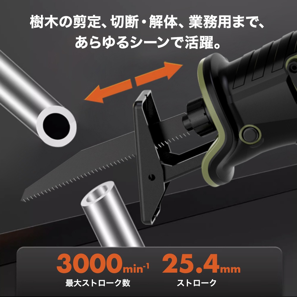 電動レシプロソー 本体のみ EP-RS-217