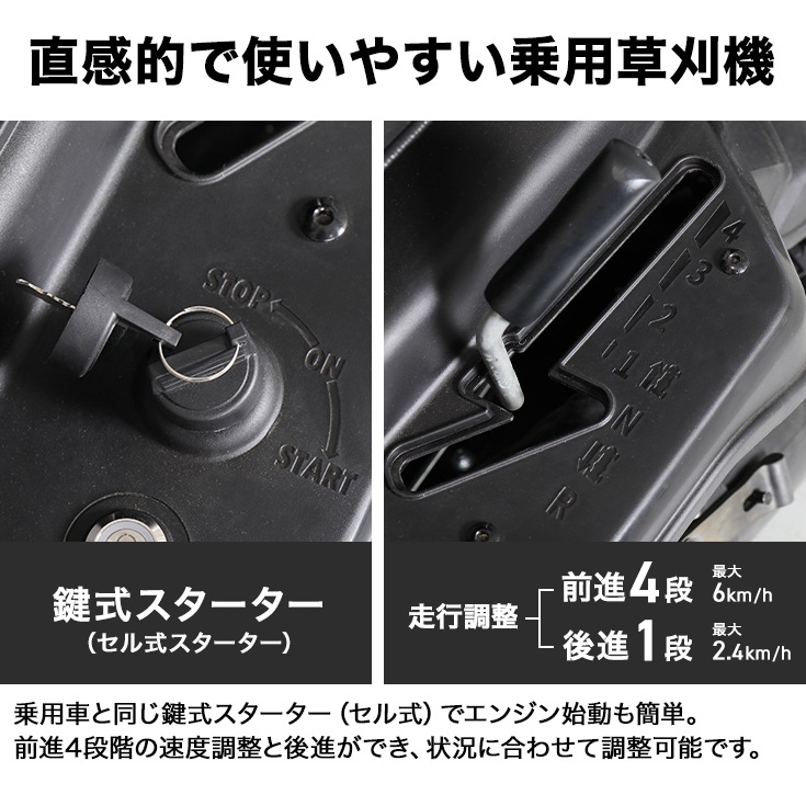 エンジン式乗用草刈機 HG-M224R