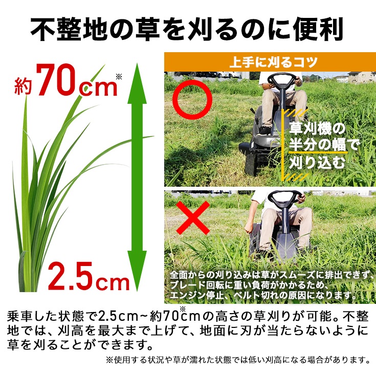 エンジン式乗用草刈機 HG-M224R