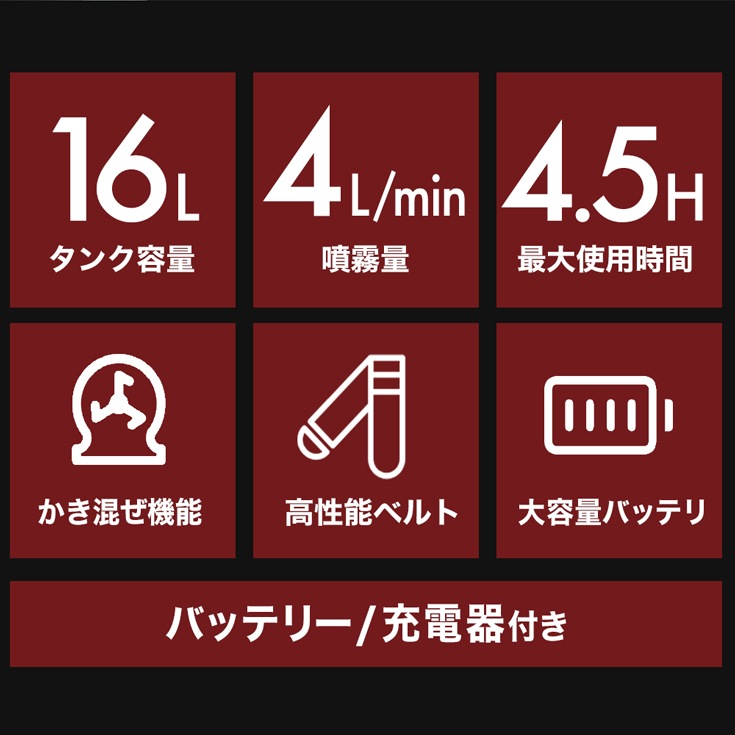 電動噴霧器 YS-EFULB16L