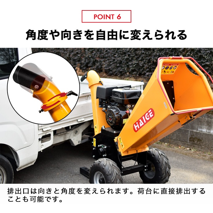 エンジン式粉砕機 HG-15HP-GGS