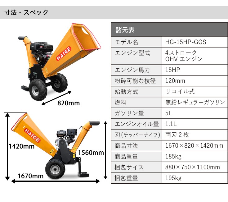 󥸥ʴյ åɥåѡ 15 4  120mm HG-15HP-GGS1ǯݾڡ