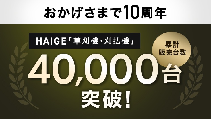 バッテリー式草刈機 ブラシレスモーター HG-EBC18S21BL 本体のみ（バッテリーなし）