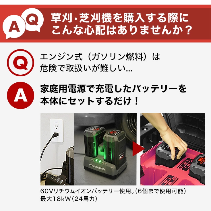 電動乗用草刈機 バッテリー2個セット CRT426
