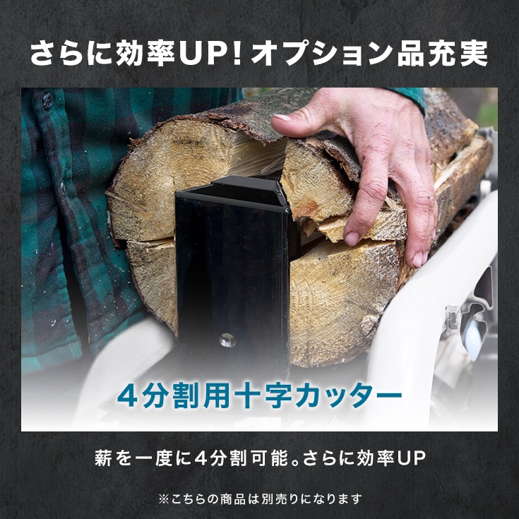 電動薪割り機　HG-EMKWR7T　20m延長コードセット