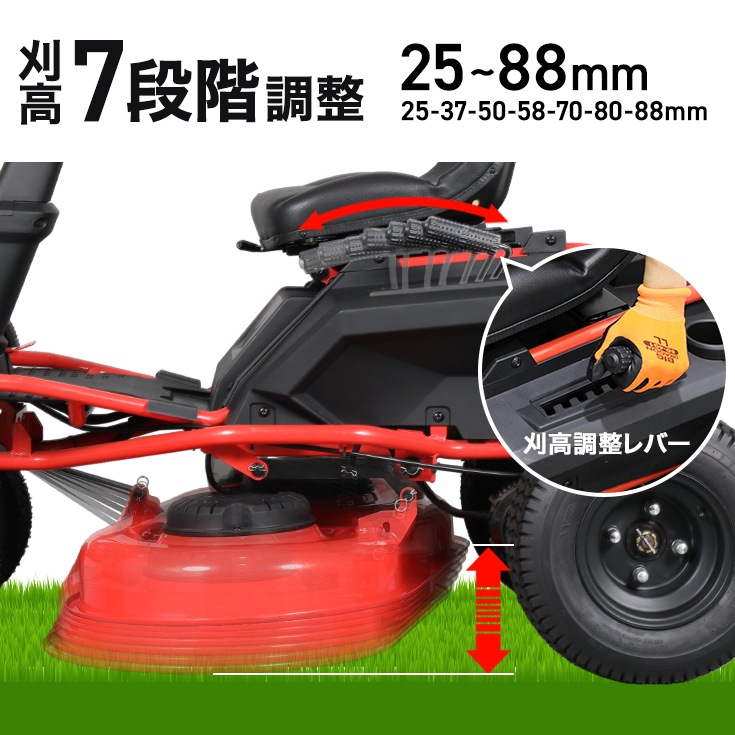 電動乗用芝刈機 HG-D21RM536