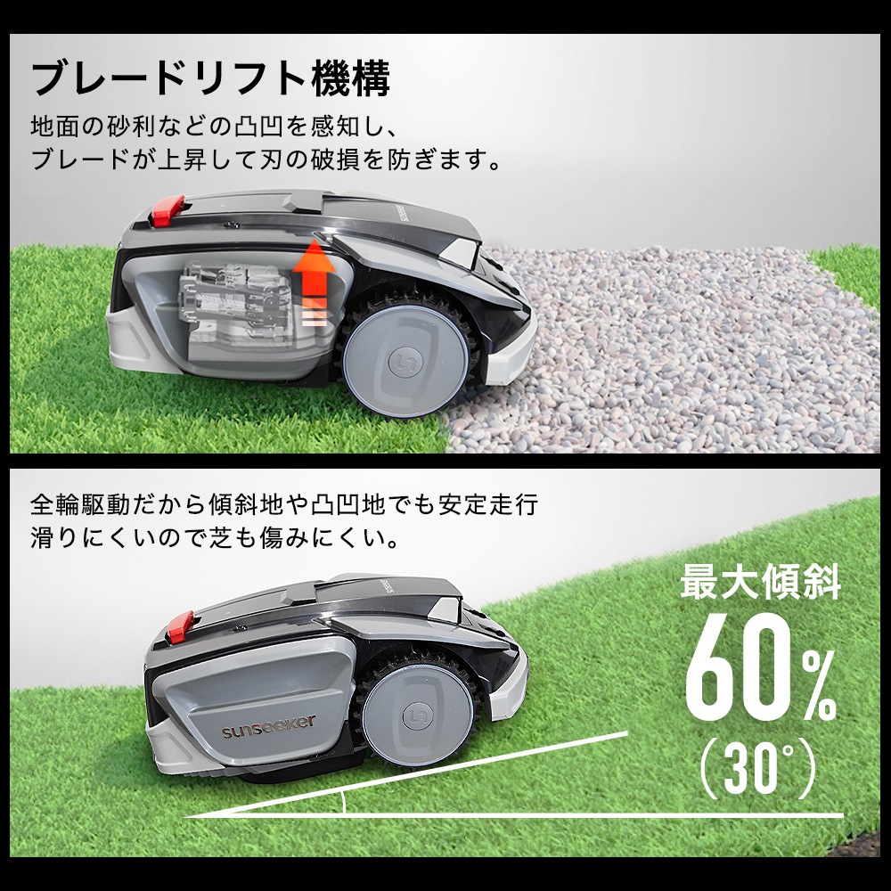 ロボット芝刈機 カルン1601 HG-RMA1601 モジュールなし | 草刈機・芝刈