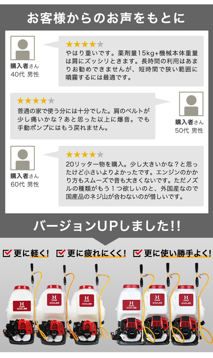 エンジン噴霧器 HG-2PS2615