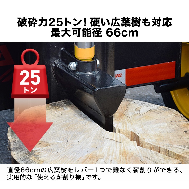 薪割り機 未組立品 HG-MKWR25T