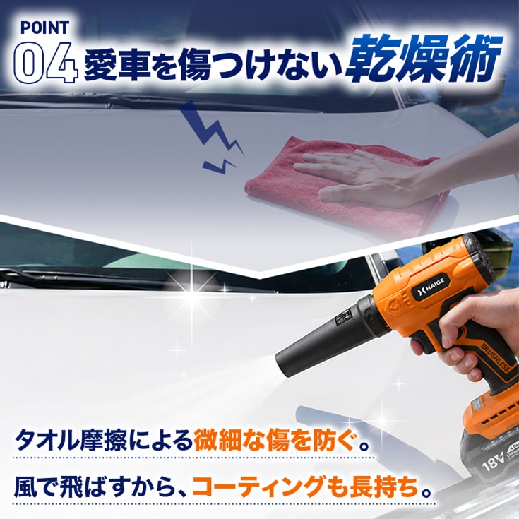 ハンディ電動ブロワー 本体のみ（バッテリーなし） HG-EB18HD