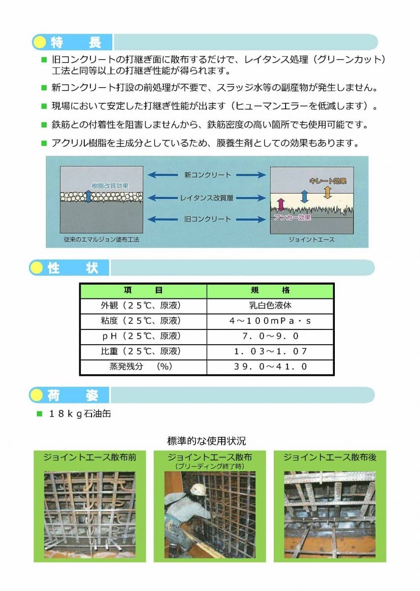 ジョイントエースJA-40 18kg／缶 ライオン株式会社 | 左官材料なら日曜  