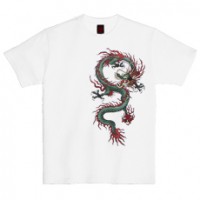 和柄Ｔシャツ　昇龍　[レディース半袖]|和柄Ｔシャツ [半袖,レディース,通常プリント]|和柄Ｔシャツ [レディース半袖]