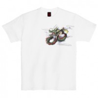 和柄Ｔシャツ　睨み龍　[レディース半袖]|和柄Ｔシャツ [半袖,レディース,通常プリント]|和柄Ｔシャツ [レディース半袖]