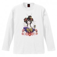 和柄Ｔシャツ　華芸者　[メンズ長袖]|和柄Ｔシャツ [長袖,メンズ,通常プリント]|和柄Ｔシャツ [メンズ長袖]