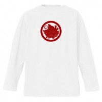 和柄家紋Ｔシャツ　平家蝶家紋　[メンズ長袖 (バックプリント)]|和柄家紋_バックプリント|和柄家紋Ｔシャツ[メンズ長袖]