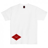 和柄家紋Ｔシャツ　武田菱家紋　[レディース半袖]|和柄家紋_通常プリント|和柄家紋Ｔシャツ[レディース半袖]