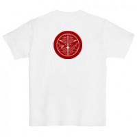 和柄家紋Ｔシャツ　上杉笹家紋　[レディース半袖 (バックプリント)]|和柄家紋_バックプリント|和柄家紋Ｔシャツ[レディース半袖]