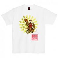 和柄Ｔシャツ　繁盛大黒天　[レディース半袖]|和柄Ｔシャツ [半袖,レディース,通常プリント]|和柄Ｔシャツ [レディース半袖]