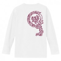 和柄Ｔシャツ　蛮絵鳳凰紋様　[メンズ長袖(バックプリント)]|和柄Ｔシャツ [長袖,メンズ,バックプリント]|和柄Ｔシャツ [メンズ長袖]