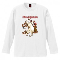 和柄Ｔシャツ　ゴルフ猫　[レディース長袖]|和柄Ｔシャツ [長袖,レディース,通常プリント]|和柄Ｔシャツ [レディース長袖]