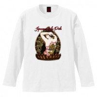 和柄Ｔシャツ　虎墨芸者　[メンズ長袖]|和柄Ｔシャツ [長袖,メンズ,通常プリント]|和柄Ｔシャツ [メンズ長袖]