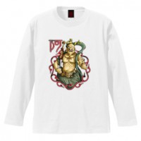 和柄Ｔシャツ　阿　[メンズ長袖]|和柄Ｔシャツ [長袖,メンズ,通常プリント]|和柄Ｔシャツ [メンズ長袖]