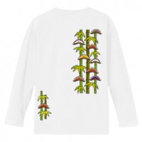 和柄Ｔシャツ　松竹紋様　[メンズ長袖(バックプリント)]|和柄Ｔシャツ [長袖,メンズ,バックプリント]|和柄Ｔシャツ [メンズ長袖]