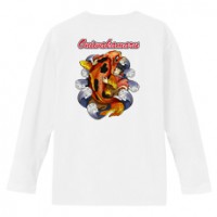 和柄Ｔシャツ　鬼若丸　[レディース長袖(バックプリント)]|和柄Ｔシャツ [長袖,レディース,バックプリント]|和柄Ｔシャツ [レディース長袖]