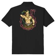 和柄ポロシャツ　吽　[メンズ半袖]|和柄ポロシャツ [メンズ]