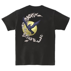 和柄Ｔシャツ　八咫烏　[レディース半袖(バックプリント)]|和柄Ｔシャツ [半袖,レディース,バックプリント]|和柄Ｔシャツ [レディース半袖]