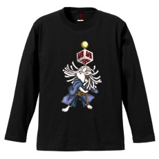和柄Ｔシャツ　火消し兎　[メンズ長袖]|和柄Ｔシャツ [長袖,メンズ,通常プリント]|和柄Ｔシャツ [メンズ長袖]