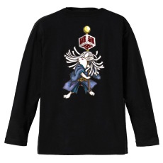 和柄Ｔシャツ　火消し兎　[メンズ長袖(バックプリント)]|和柄Ｔシャツ [長袖,メンズ,バックプリント]|和柄Ｔシャツ [メンズ長袖]