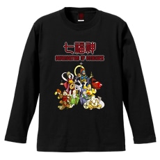 和柄Ｔシャツ　吉祥七福神　[レディース長袖]|和柄Ｔシャツ [長袖,レディース,通常プリント]|和柄Ｔシャツ [レディース長袖]