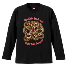 和柄Ｔシャツ　八岐大蛇　[レディース長袖]|和柄Ｔシャツ [長袖,レディース,通常プリント]|和柄Ｔシャツ [レディース長袖]