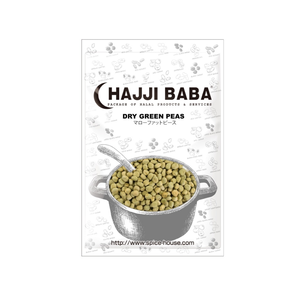 【HAJJIBABA】DRY GREEN PEAS/青えんどう豆 1kg