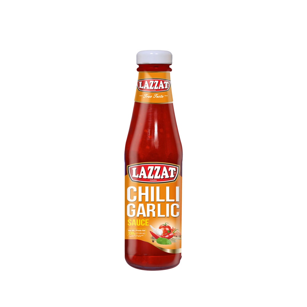 【LAZZAT】CHILLI GARLIC SAUCE/チリ ガーリックソース　330g (PAKISTAN)