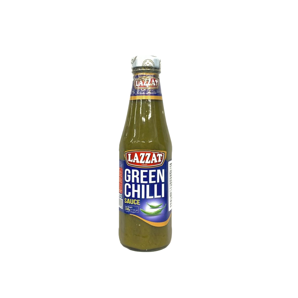 【LAZZAT】GREEN CHILLI SAUCE/グリーンチリソース　330g (PAKISTAN)